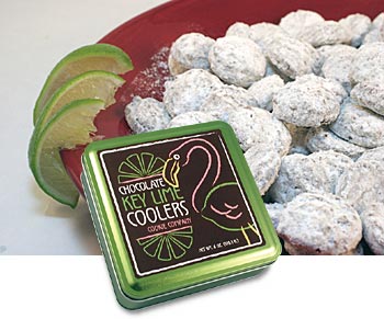 Chocolate Key Lime Cookies